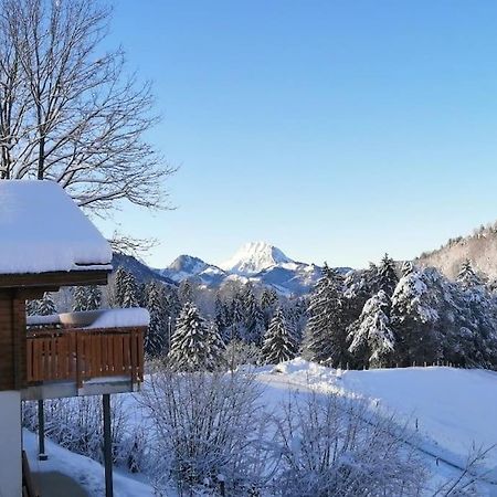 Confortable Chalet Avec Magnifique Vue En Gruyere. Charmey Buitenkant foto