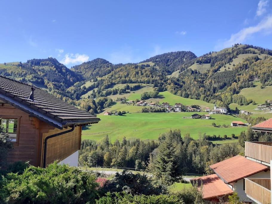Confortable Chalet Avec Magnifique Vue En Gruyere. Charmey Buitenkant foto